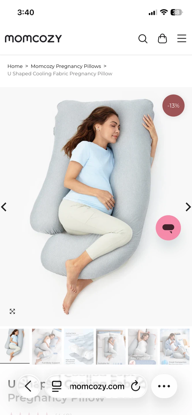 Momcozy U Shaped Pregnancy Pillow - photo 3