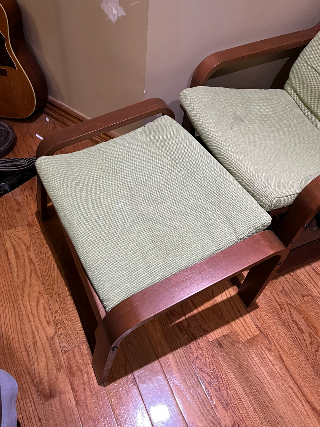 IKEA POÄNG Armchair with Matching Footstool - photo 3