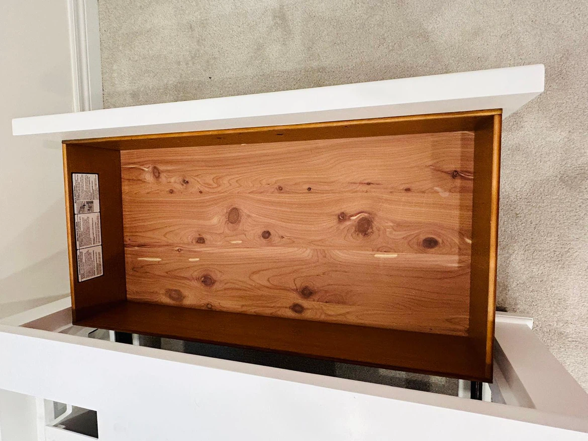 Twin Bed Frame with Storage Drawer + Bamboo Mattress - photo 5
