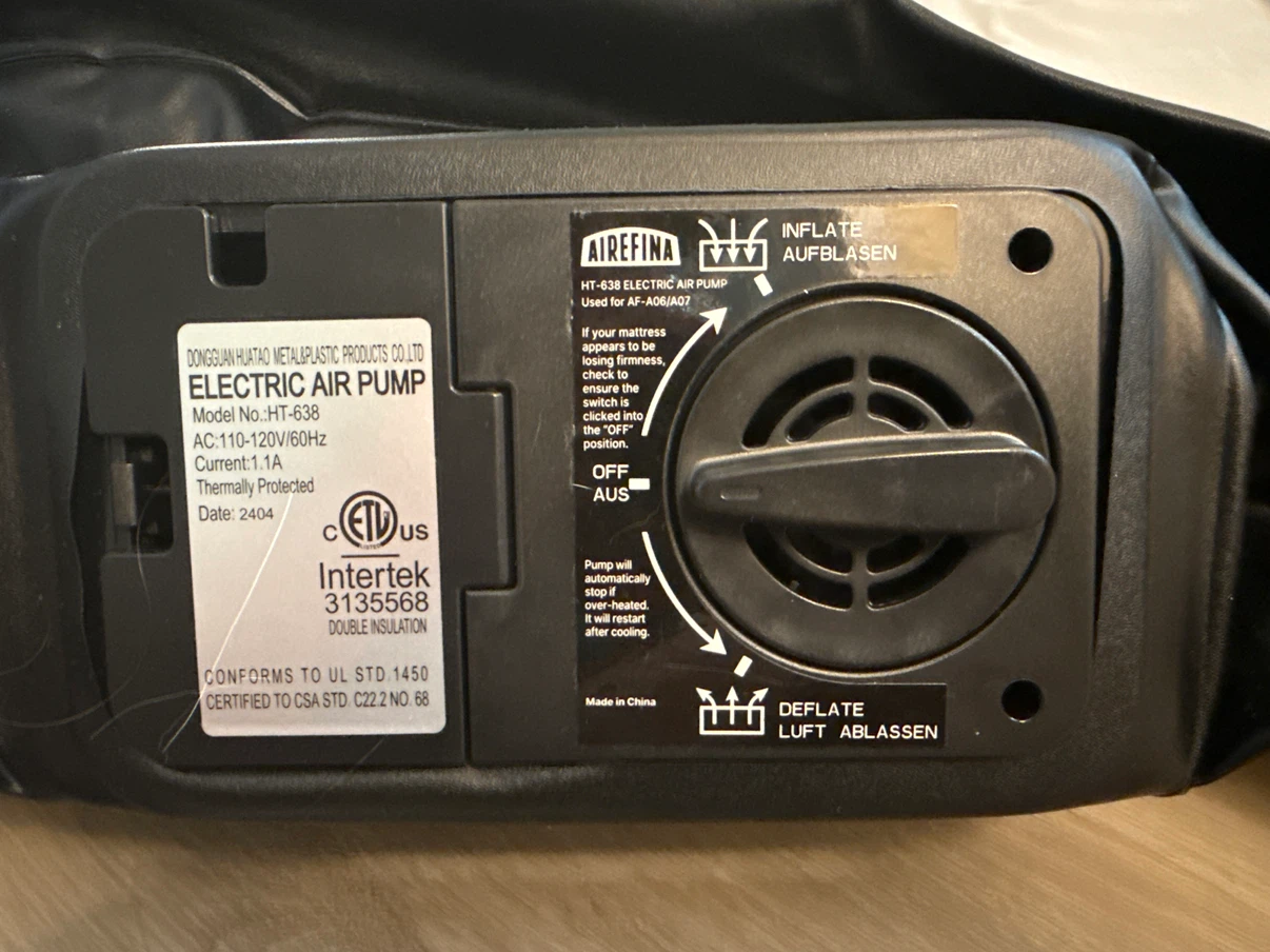 Airefina HT-638 Electric Air Pump - photo 3