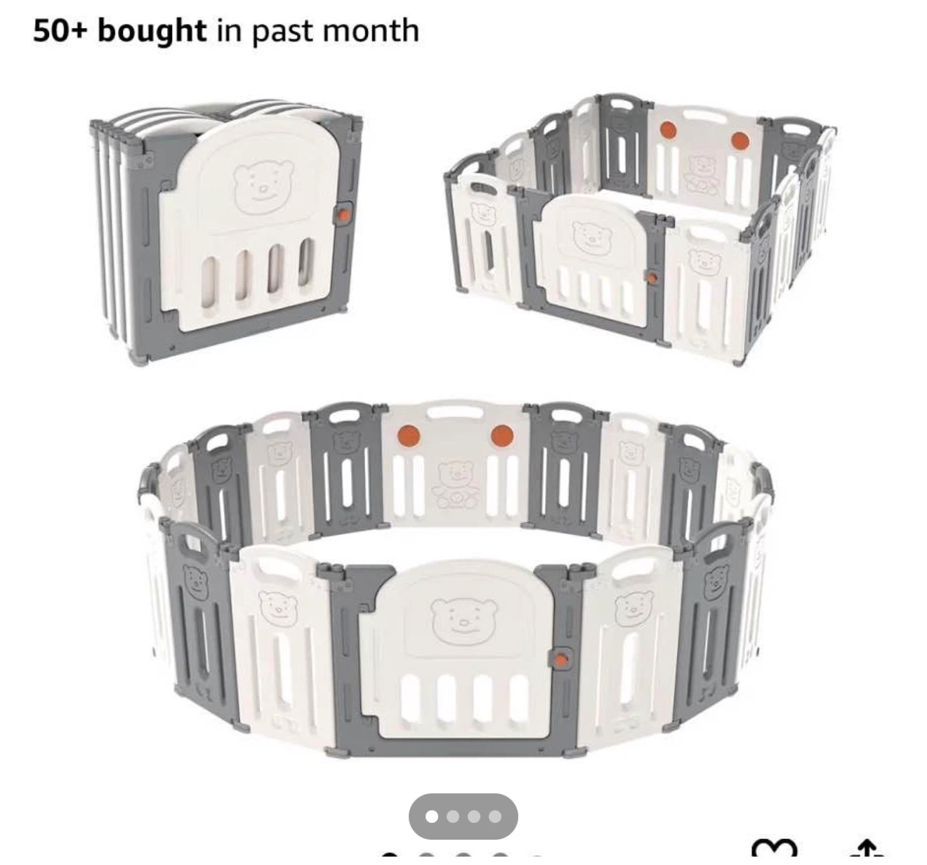 XXL Baby Playpen + Soft Mats