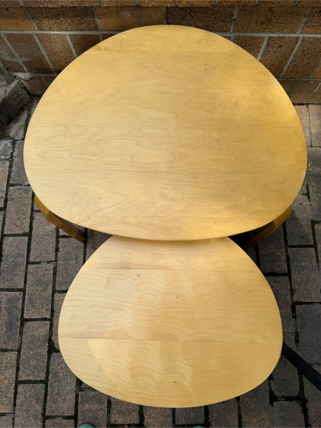 IKEA SVALSTA nesting tables (set of 2) birch veneer Discontinued - photo 2