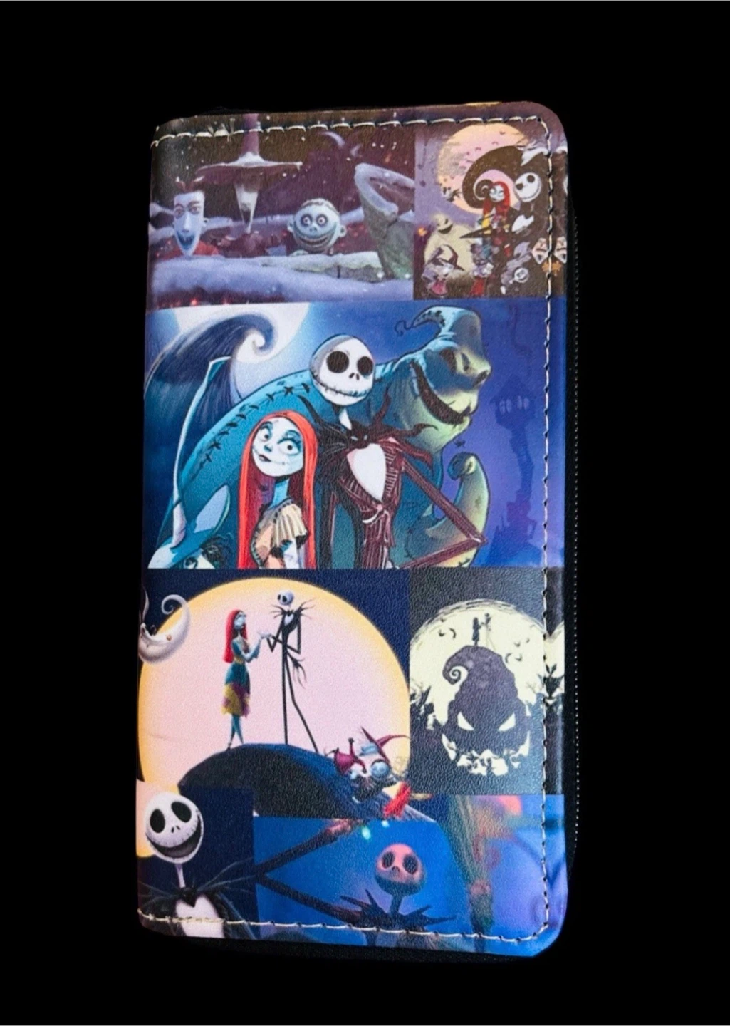 Nightmare Before Christmas Wallet Card Holder With Zipper