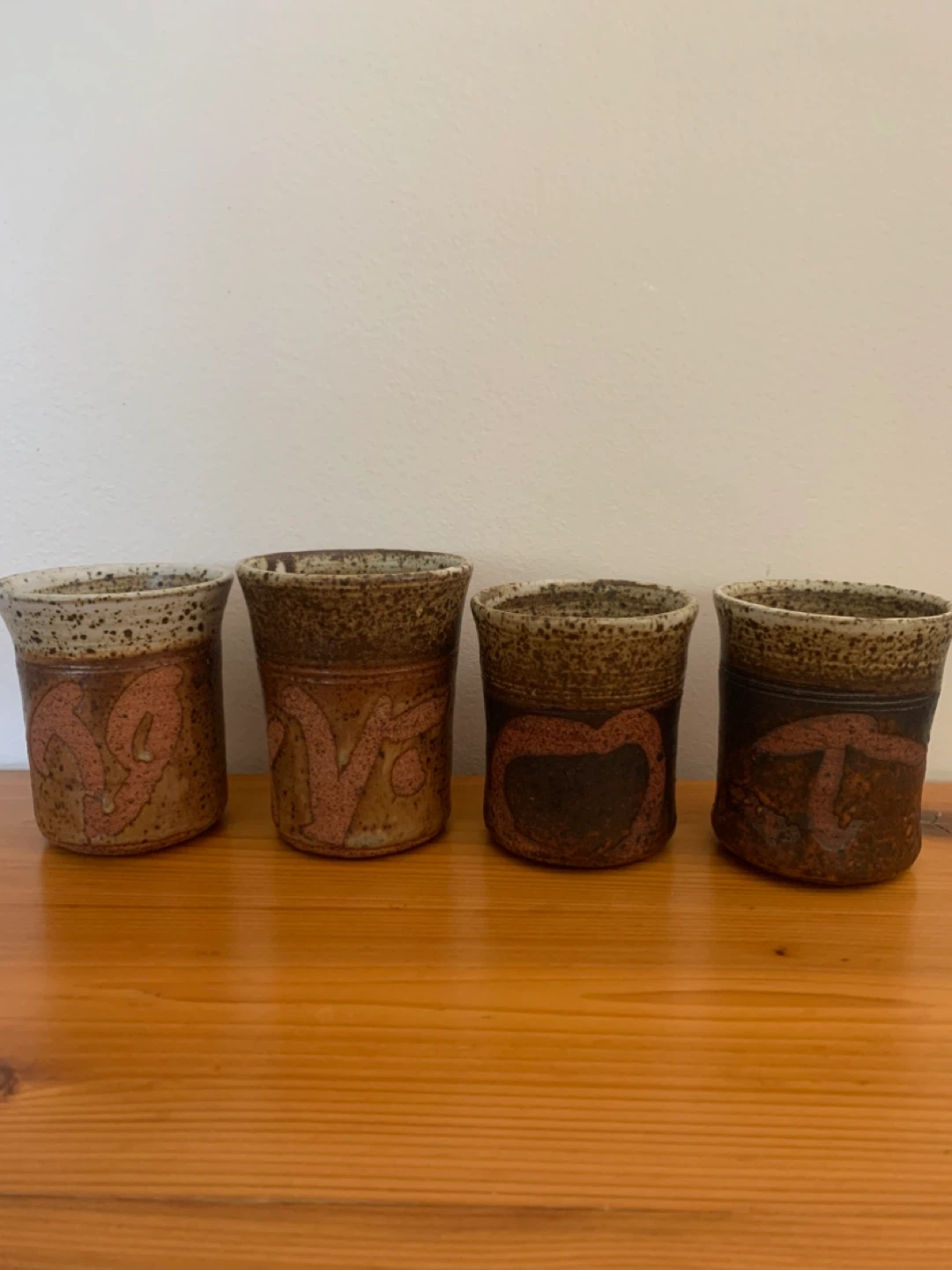 Set of 4 Ceramic Mugs
