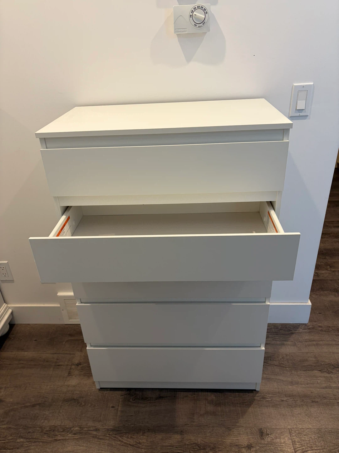 IKEA KULLEN white dresser 5 drawers - photo 3