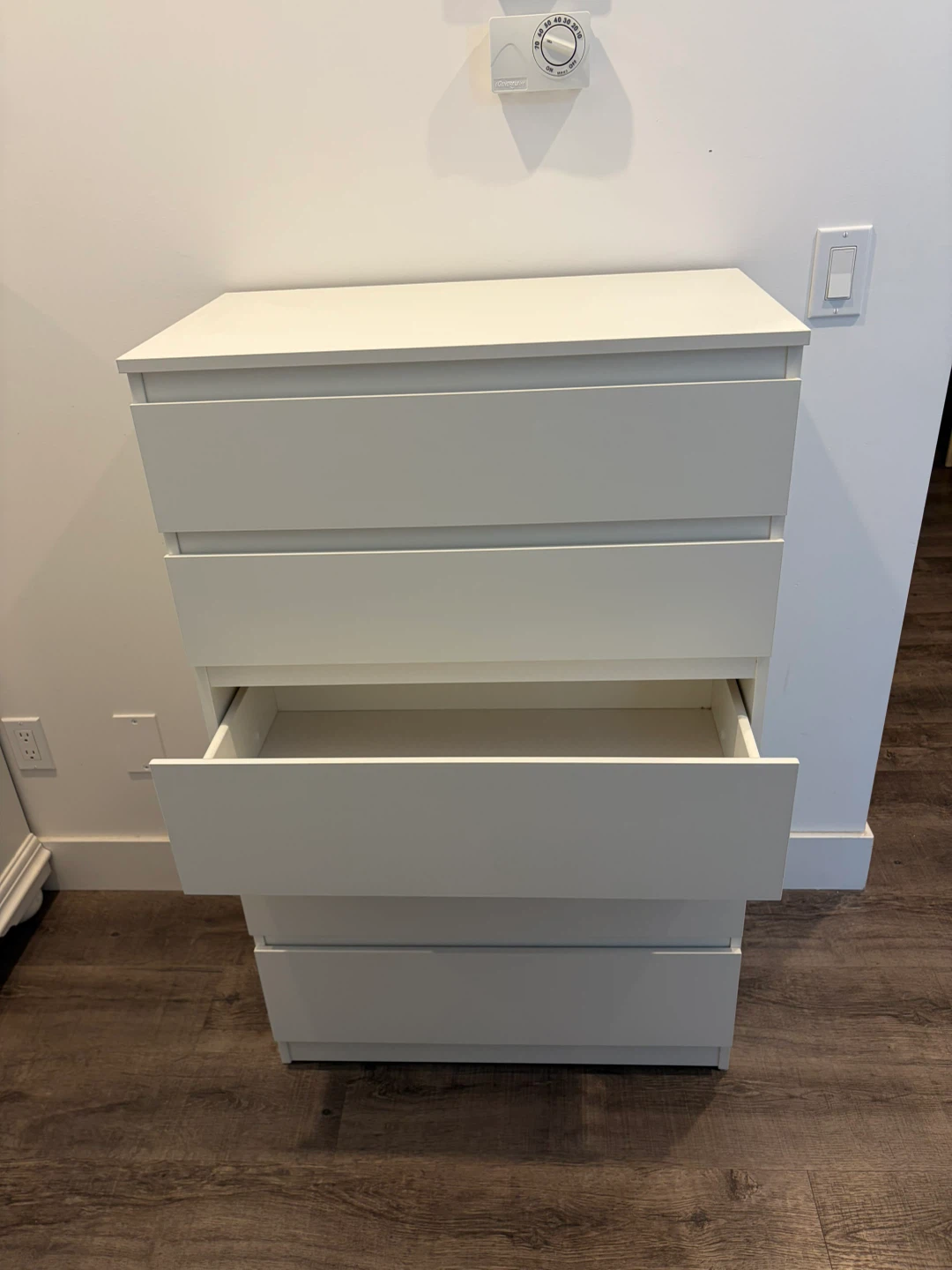 IKEA KULLEN white dresser 5 drawers - photo 4
