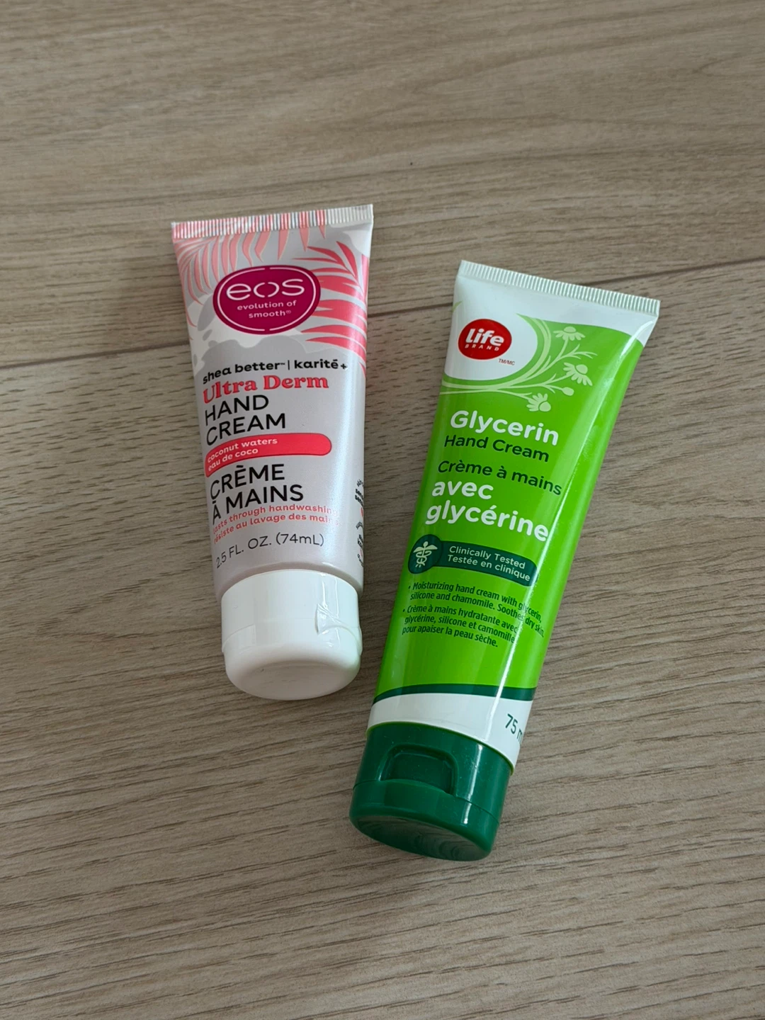 *NEW* EOS Hand Cream & Life Brand Glycerin Hand Cream 75ml