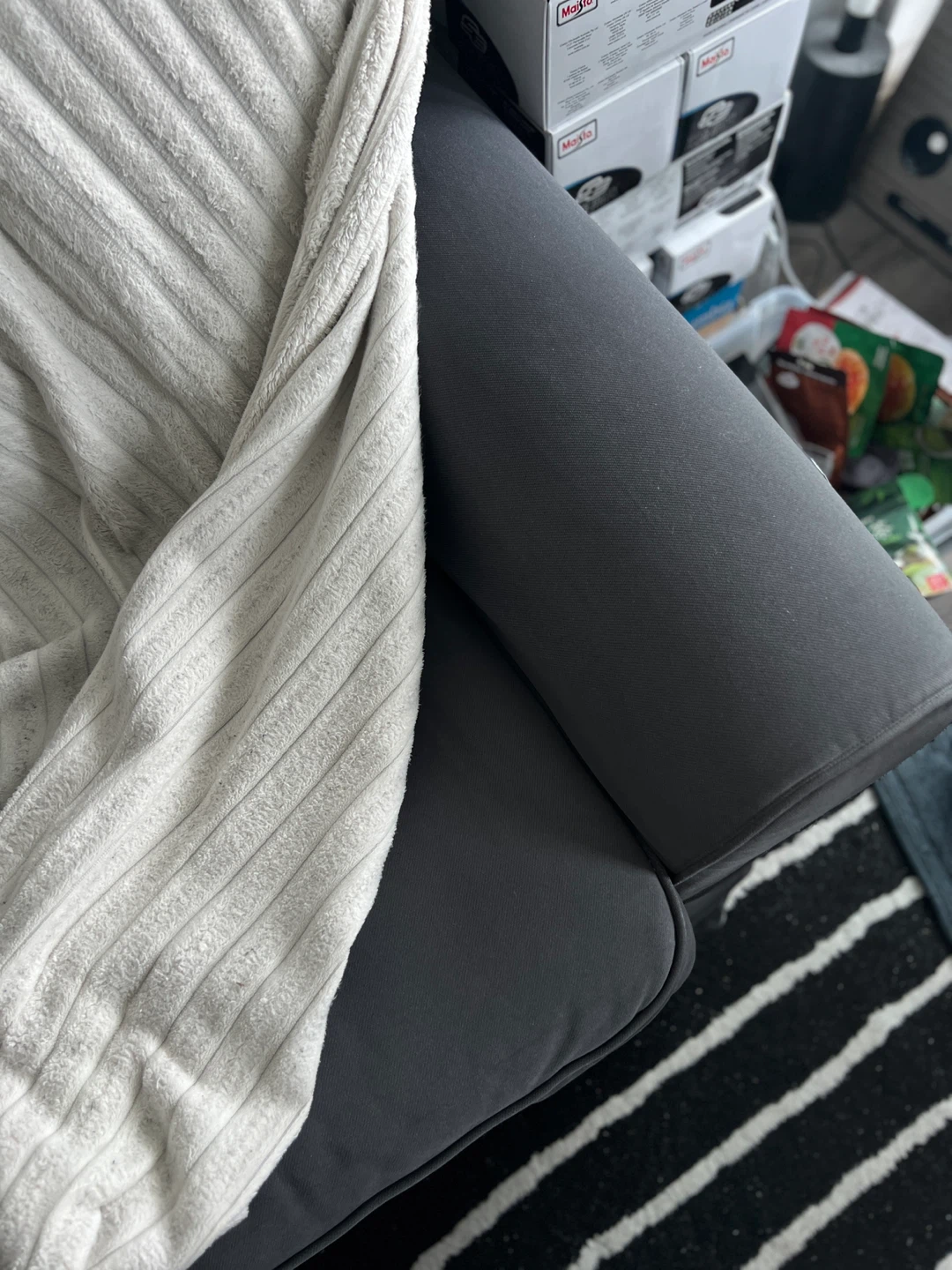 IKEA UPPPLAND Loveseat, Hakebo dark gray - photo 3