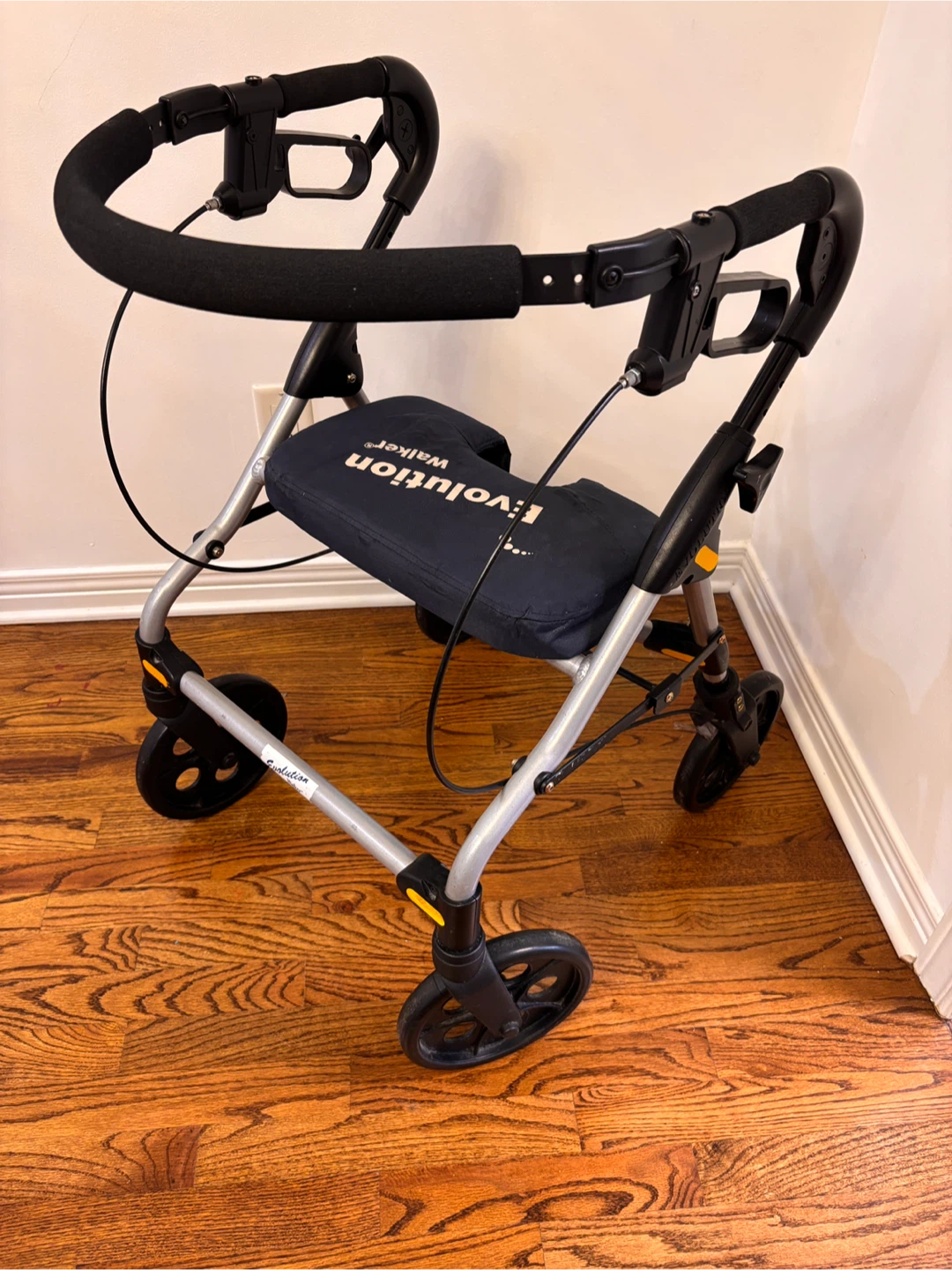 Evolution Lightweight Walker Rollator with Seat