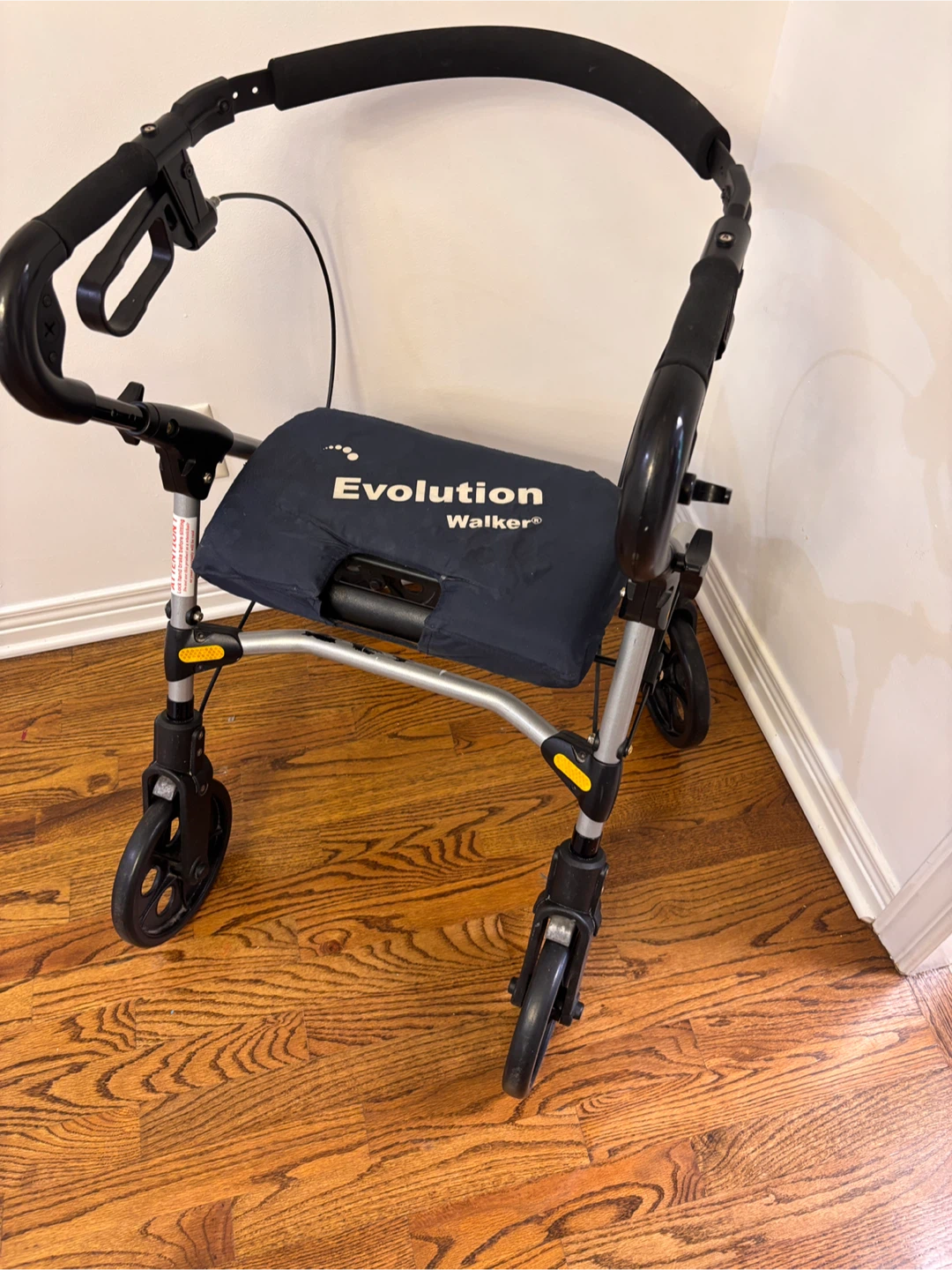 Evolution Lightweight Walker Rollator with Seat - photo 3