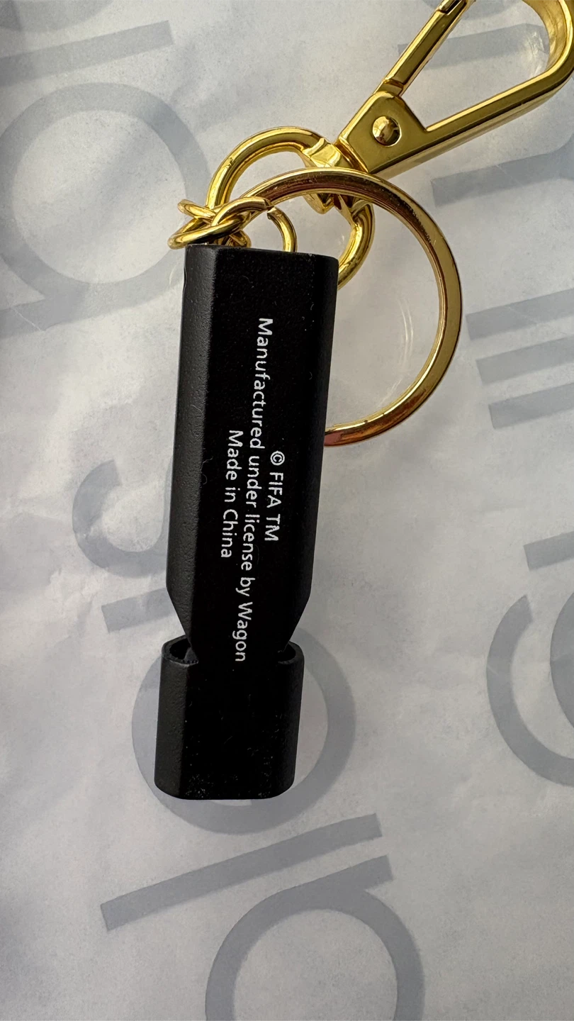 FIFA World Cup Trophy Whistle Keychain Lanyard - photo 3
