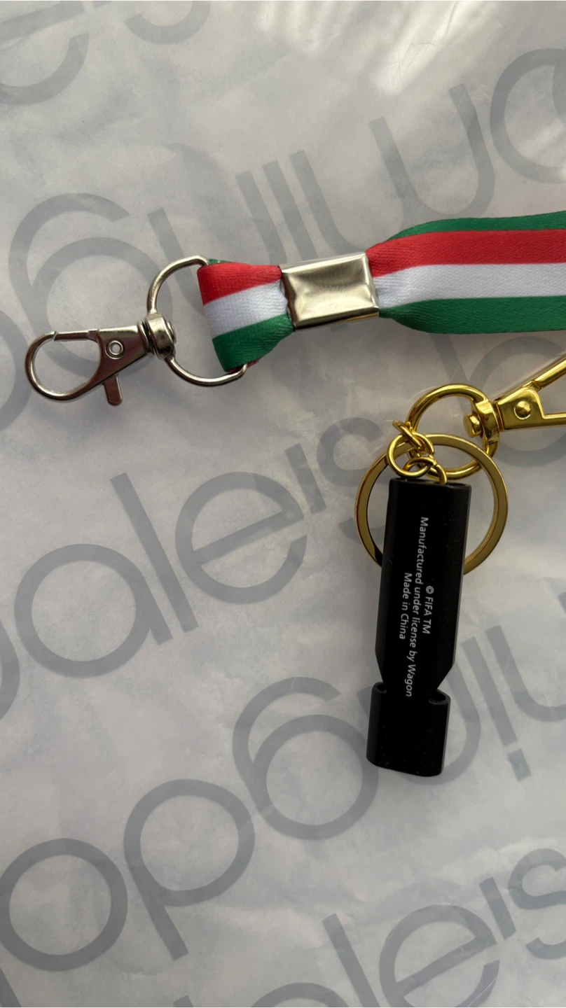 FIFA World Cup Trophy Whistle Keychain Lanyard - photo 4