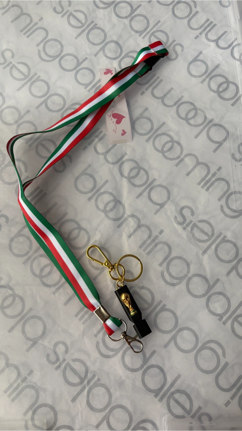 FIFA World Cup Trophy Whistle Keychain Lanyard - photo 5