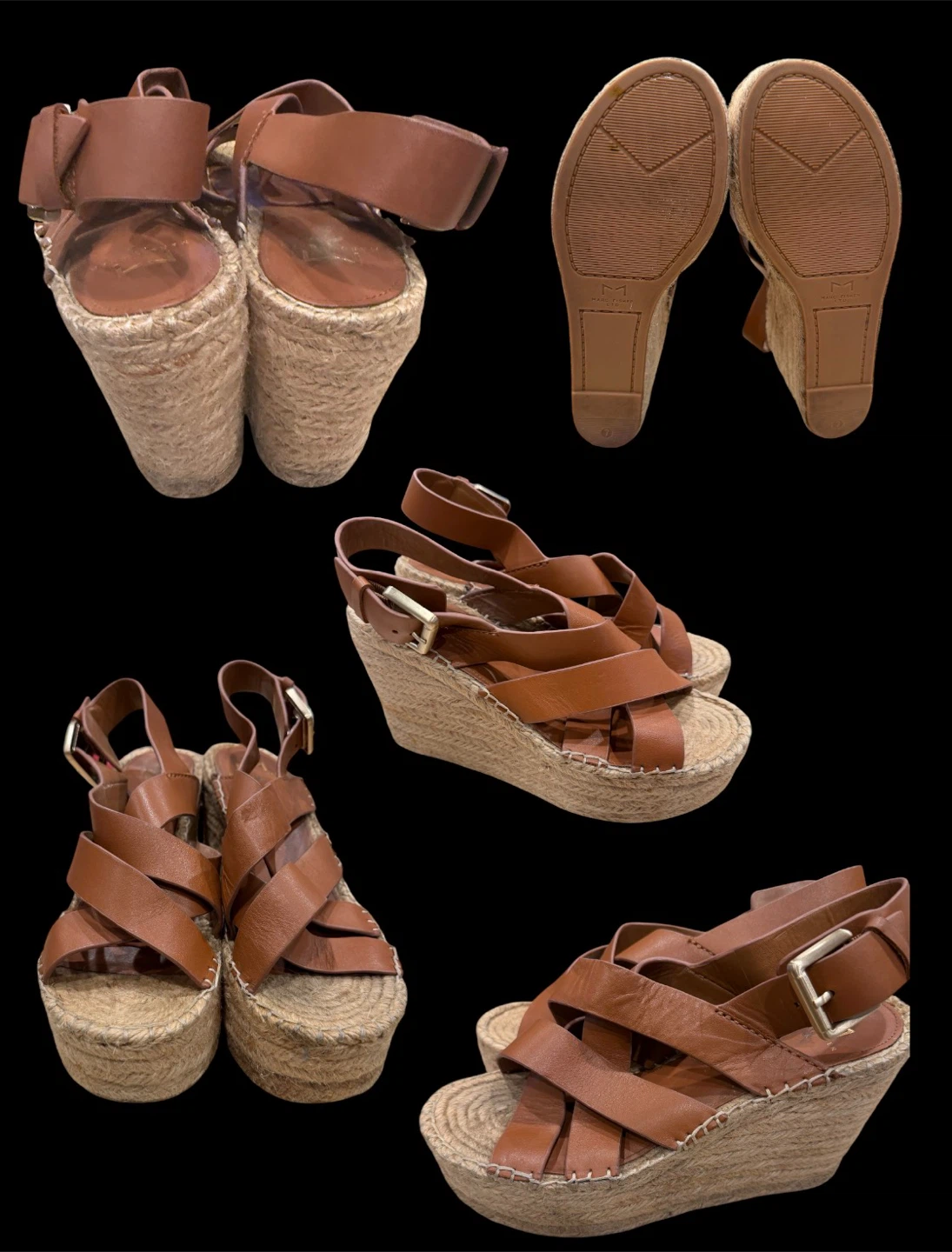 Marc Fisher Espadrille Wedge Sandals