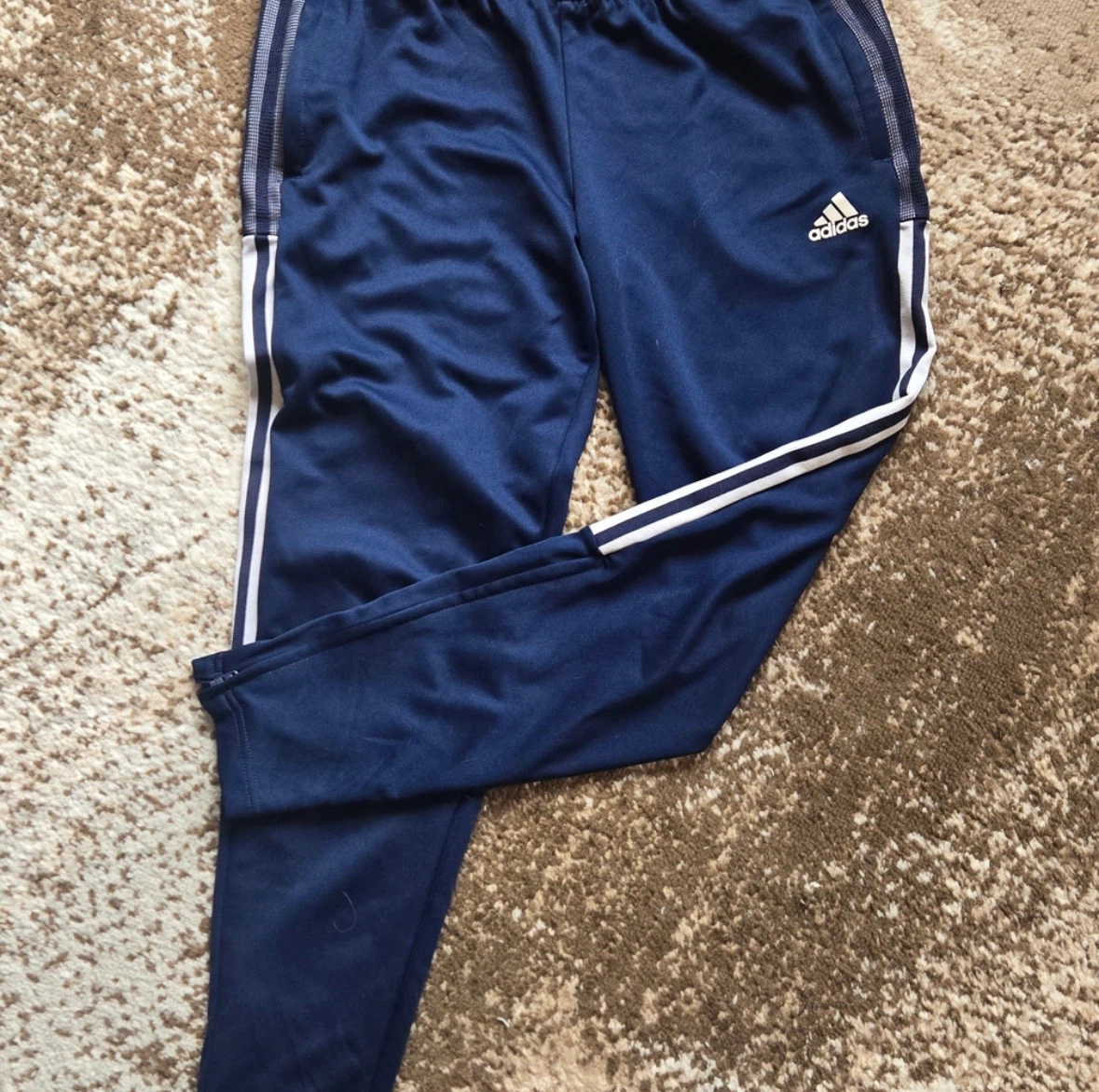 Adidas Climalite Track Pants Navy Size S - photo 3