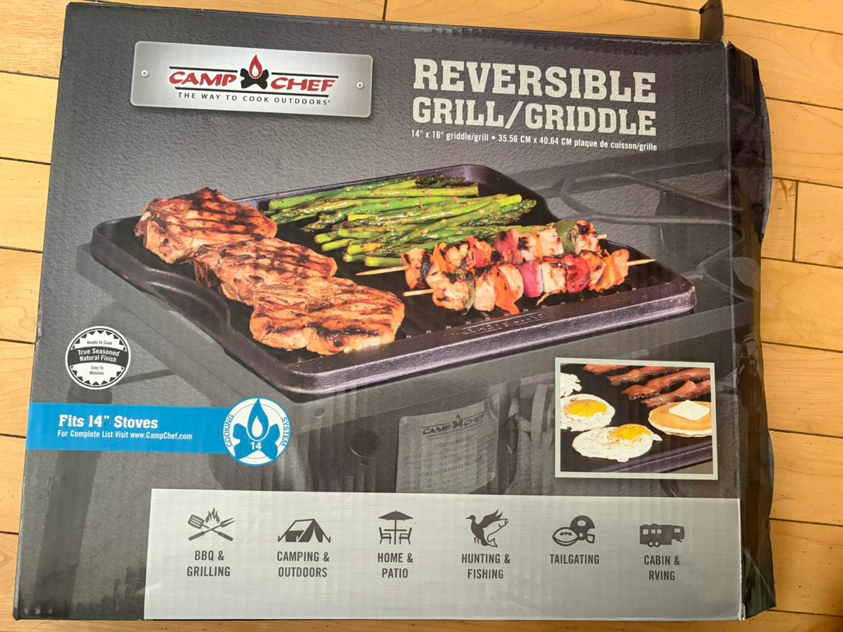 Camp Chef Reversible Grill/Griddle 14" x 16"