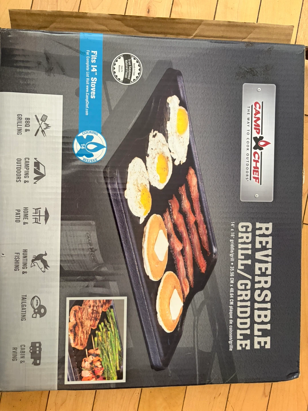 Camp Chef Reversible Grill/Griddle 14" x 16" - photo 2
