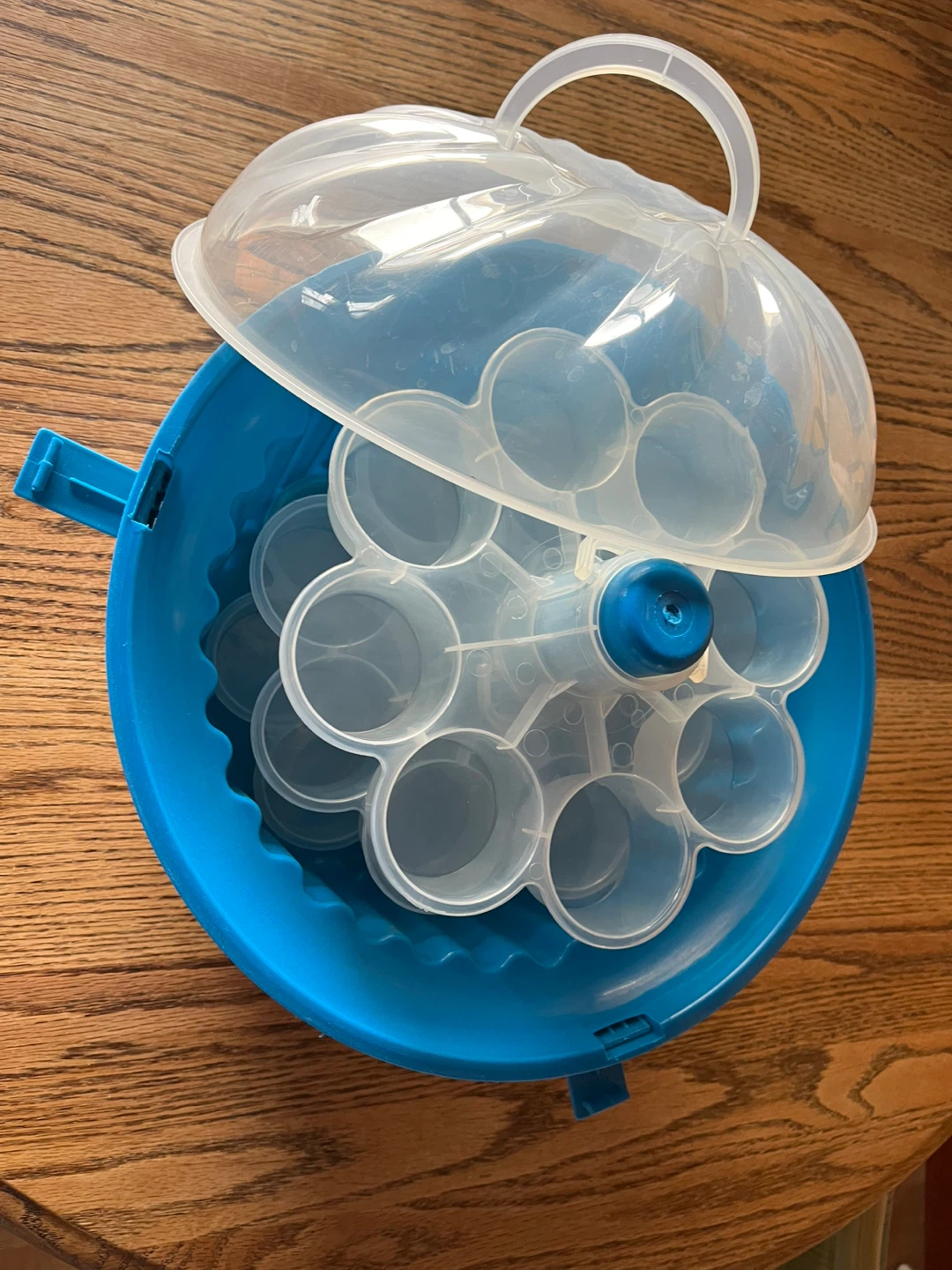 Blue 12 Cupcake Carrier with Handle - photo 2