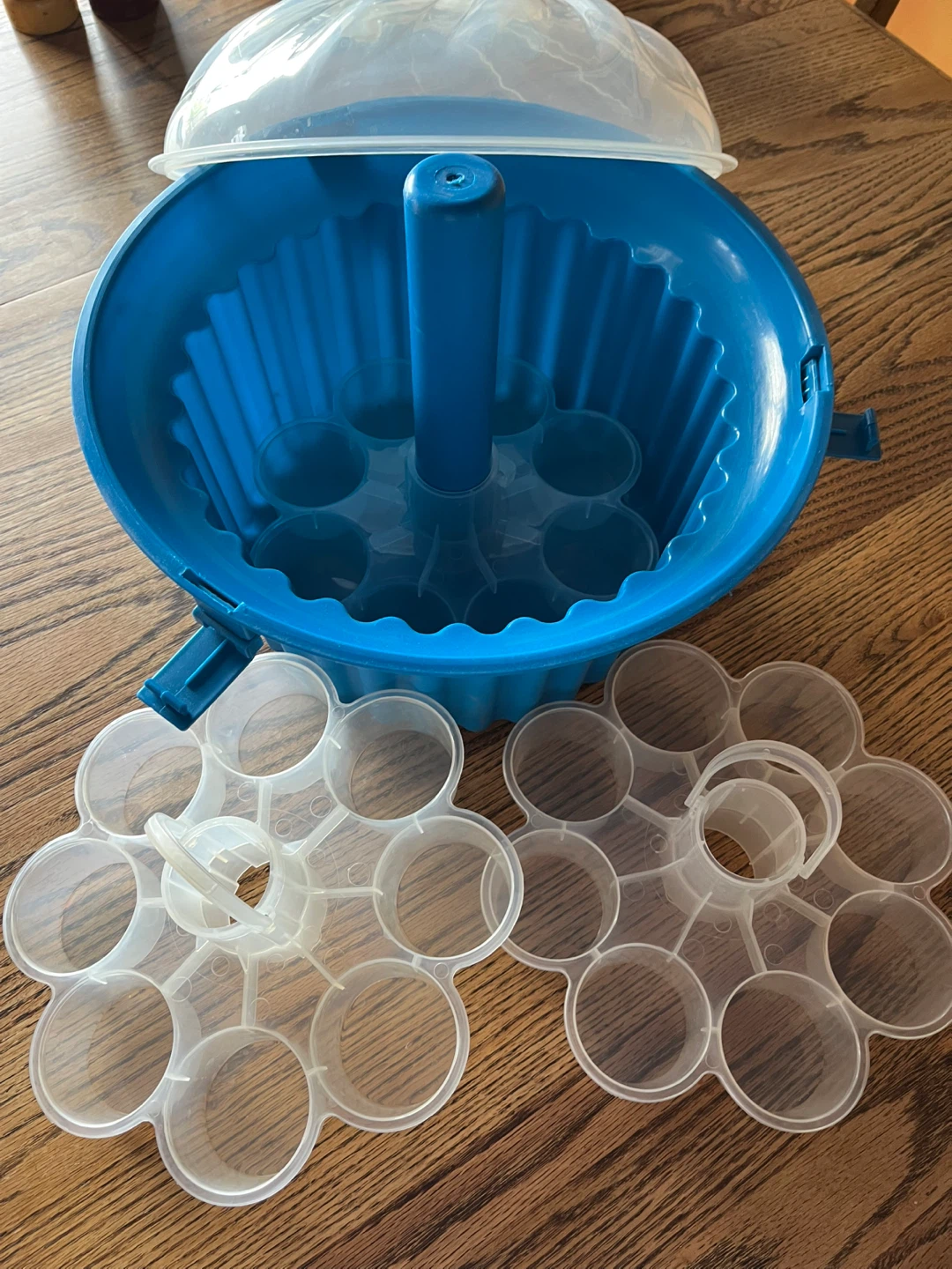 Blue 12 Cupcake Carrier with Handle - photo 3