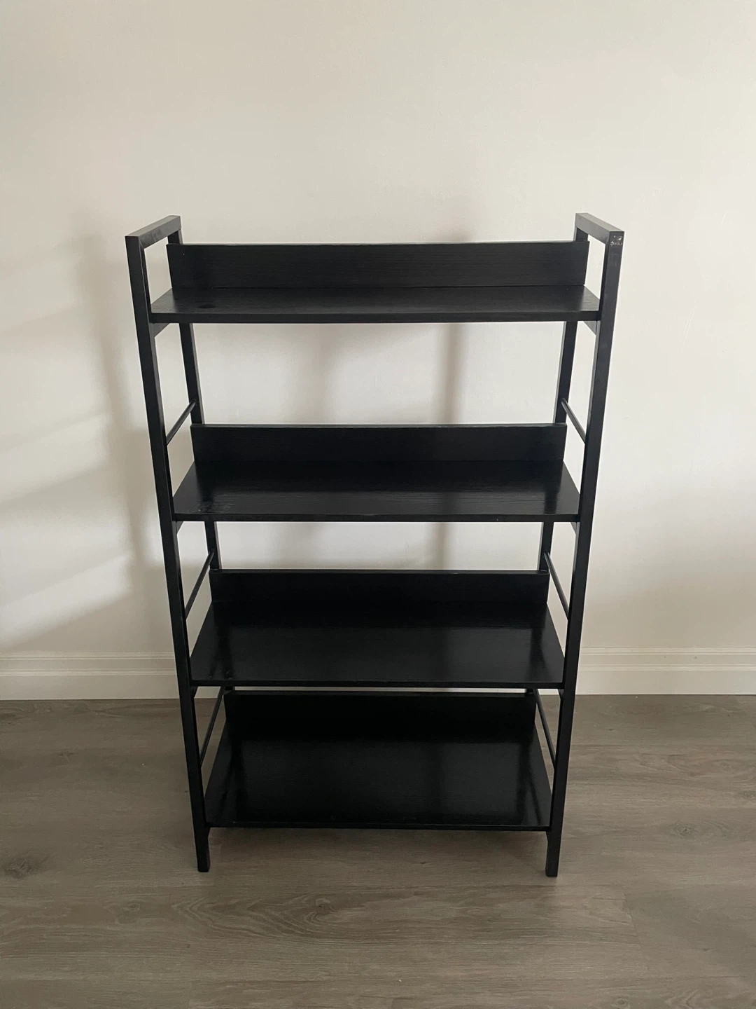 Black 4-Tier Shelf Unit