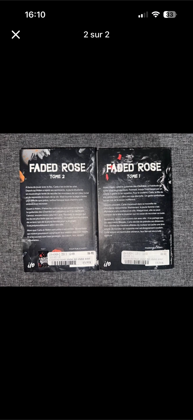 Tome 1 et 2 Faded Rose - photo 2