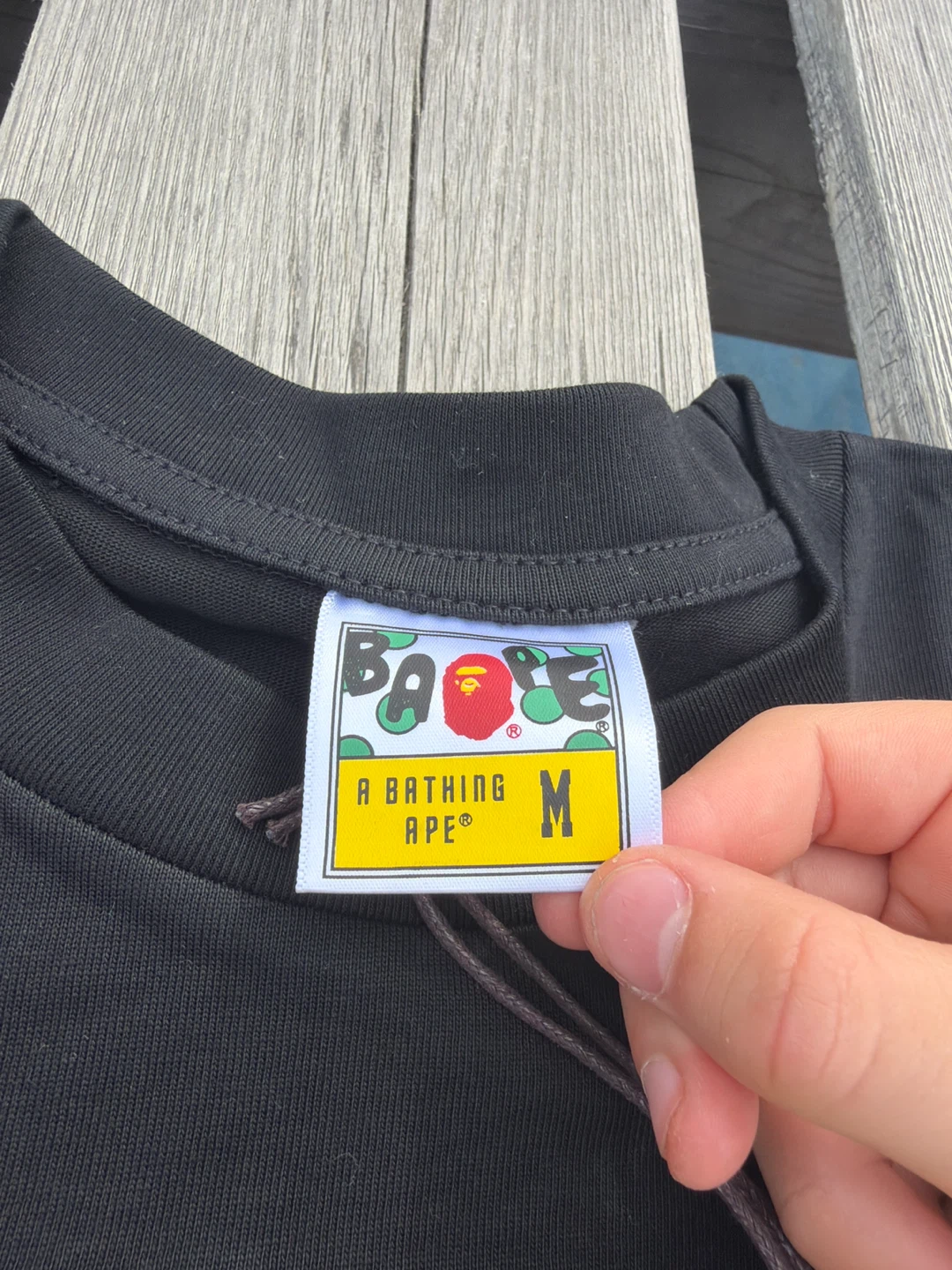 A Bathing Ape x OVO Black T-Shirt Medium - photo 2