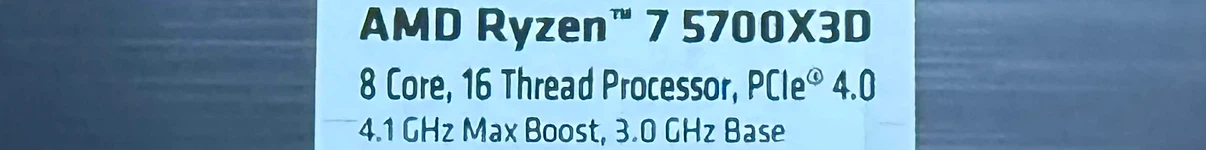 AMD Ryzen 7 5700X3D Processor - photo 3
