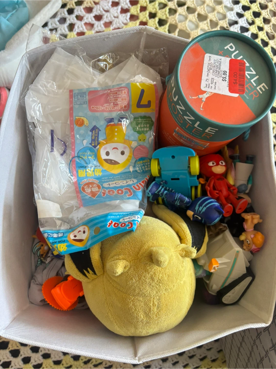 3 boxes full of toys