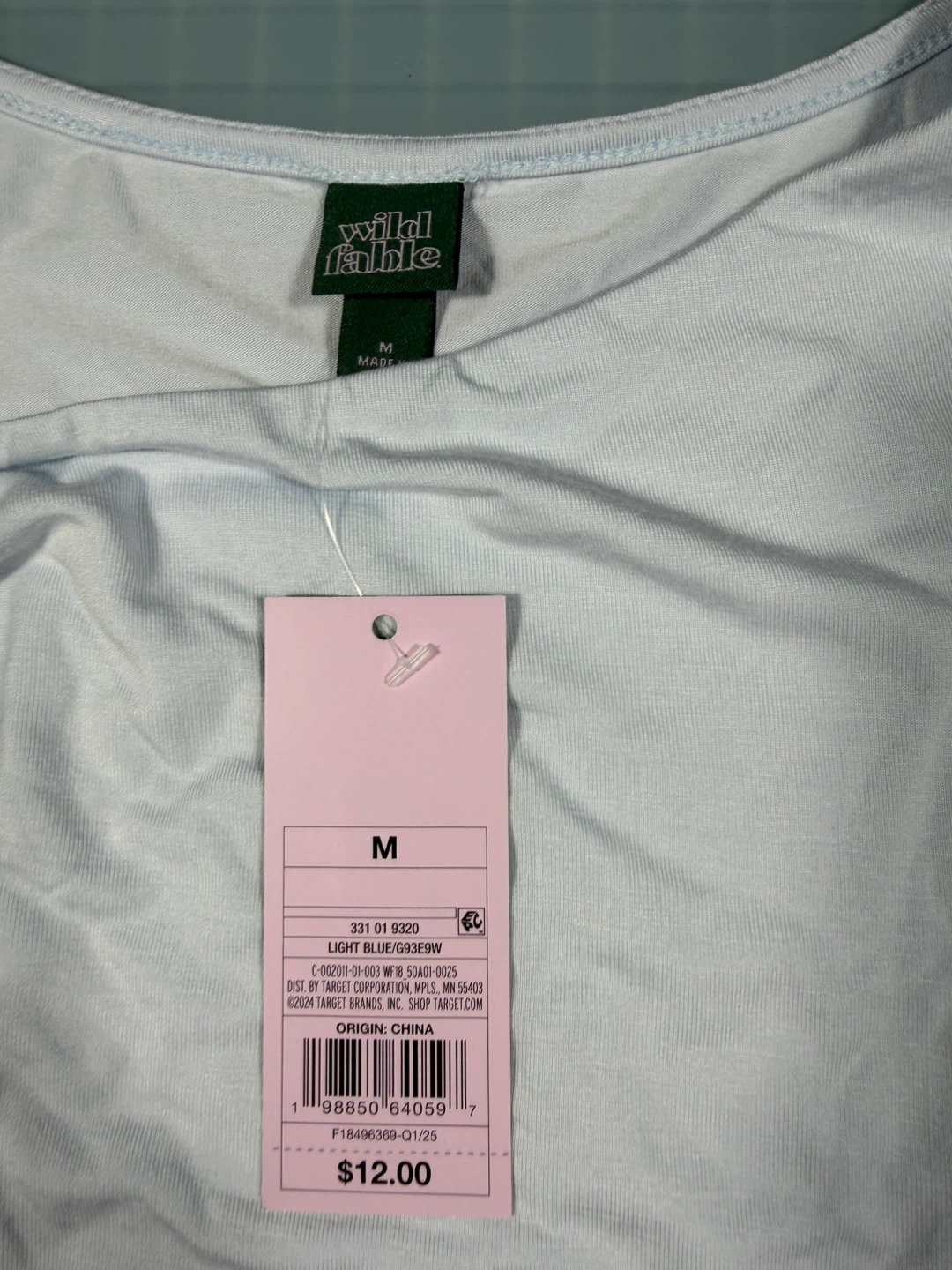 Wild Fable Light Blue Tank Top - Size M - photo 2