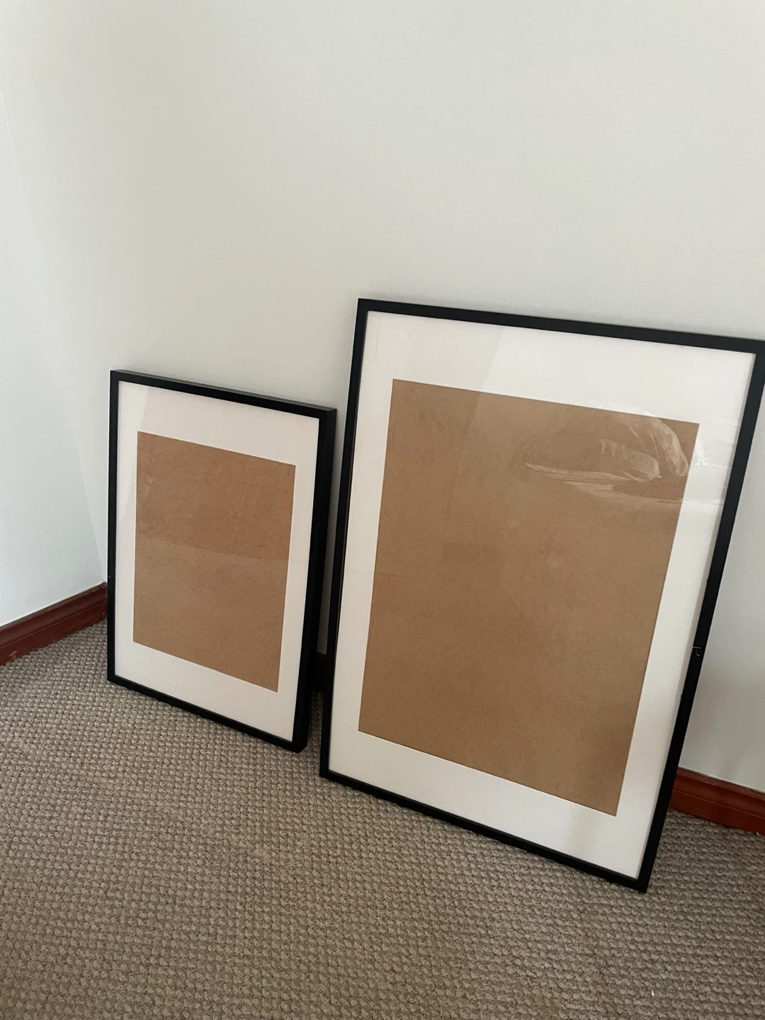 Set of 2 Black Picture Frames IKEA RIBBA