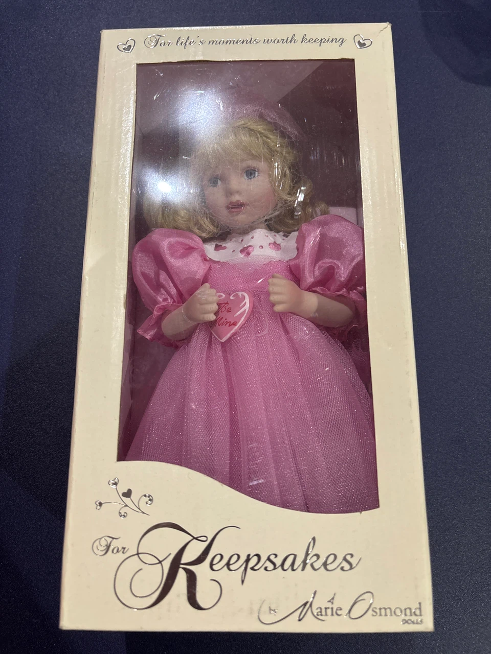 Marie Osmond "Be Mine" Keepsake Doll