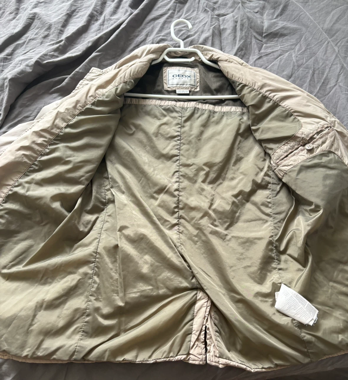 GEOX Respira Beige Blazer Jacket - photo 4