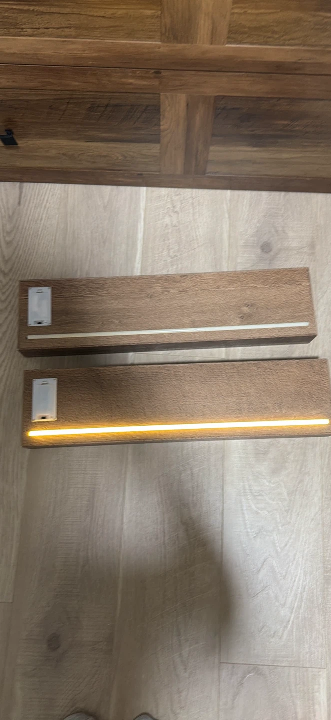 Floating Shelves with LED Lights - photo 2
