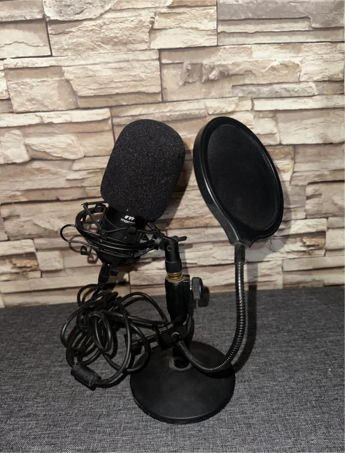 Microphone avec filtre anti-pop et support - photo 2