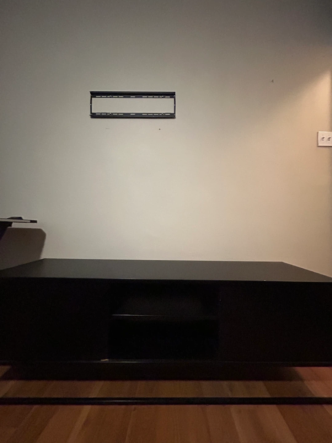 TV Console Table (Black) - photo 4