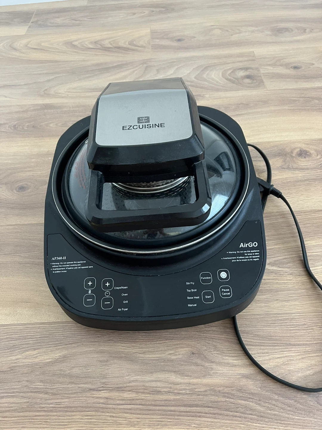 EZcuisine AirGO AP360-II Air Fryer