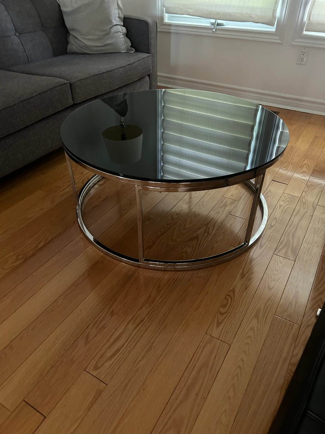 Round Glass Coffee Table