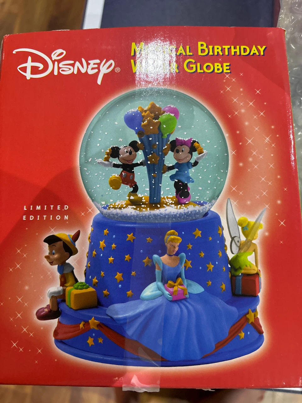 Disney Musical Birthday Water Globe