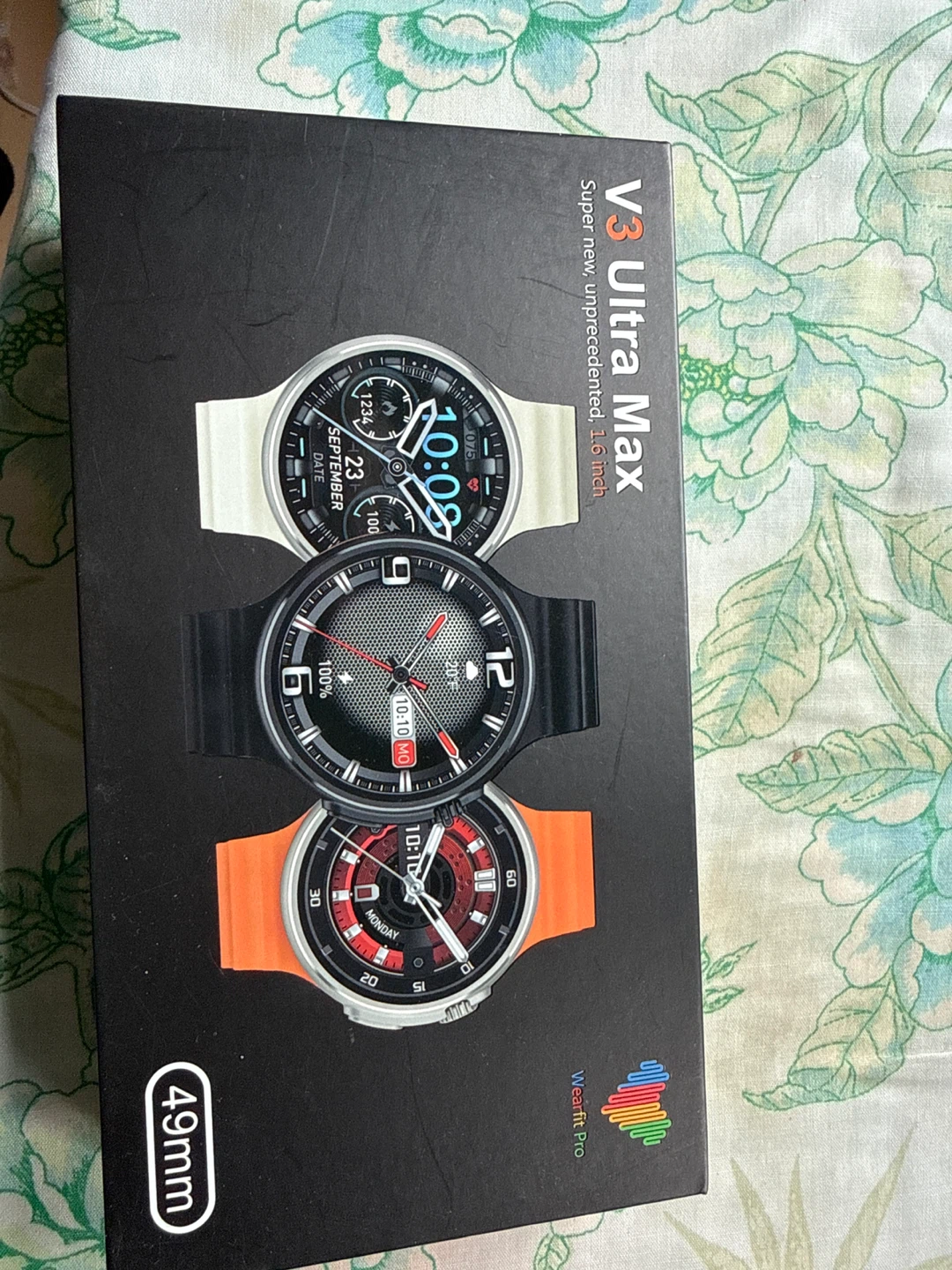 Wearfit Pro V3 Ultra Max Smart Watch 49mm Space Aluminium Case