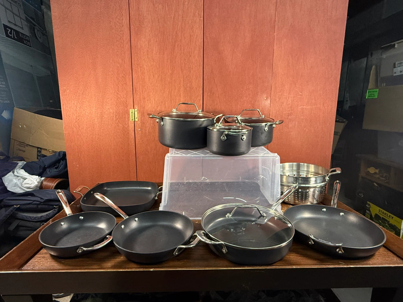 All-Clad Essentials Nonstick Cookware Set, 13-piece