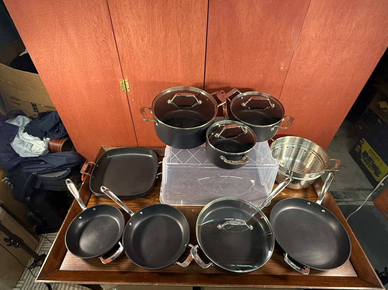 All-Clad Essentials Nonstick Cookware Set, 13-piece - photo 2