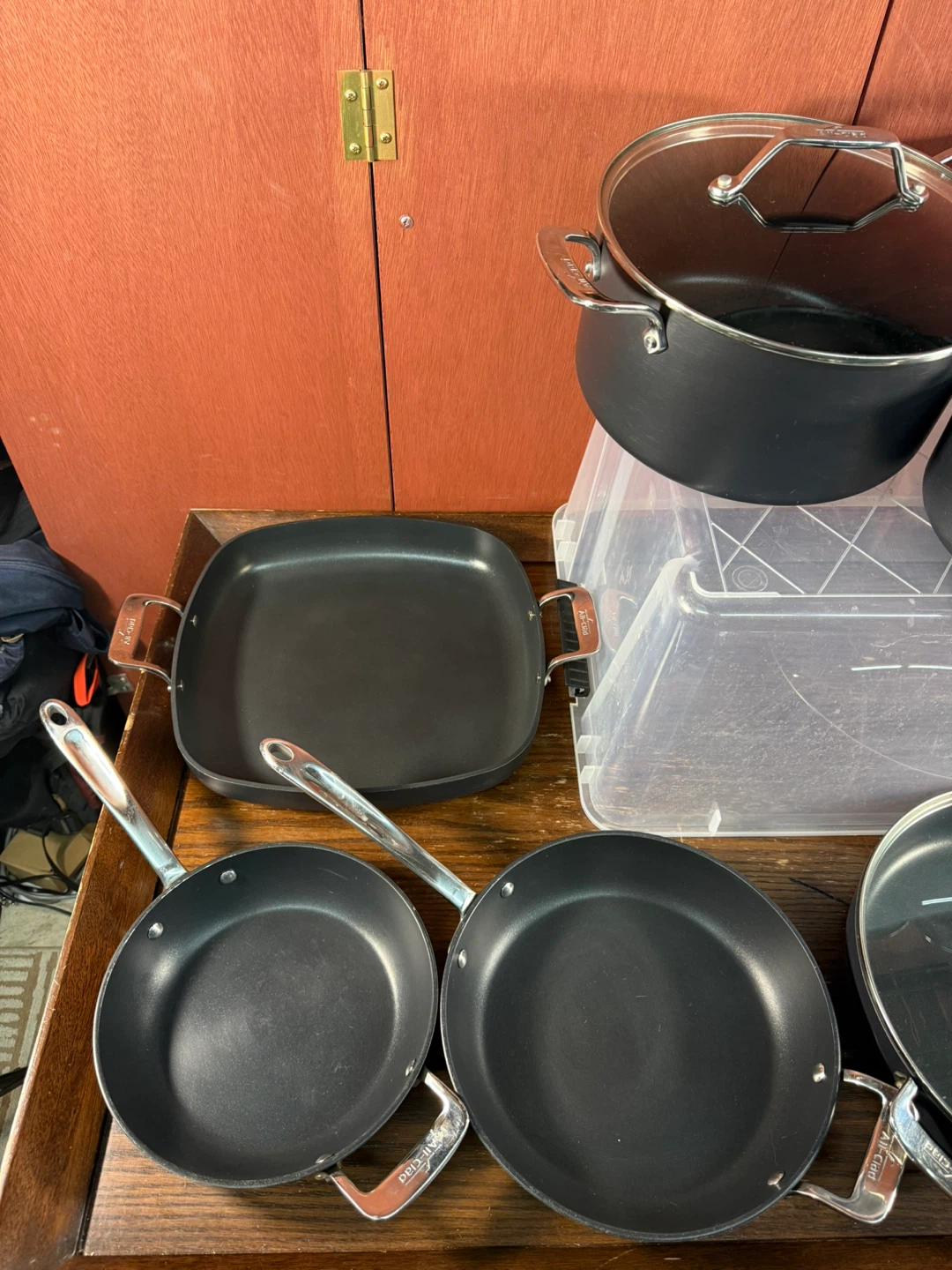 All-Clad Essentials Nonstick Cookware Set, 13-piece - photo 3