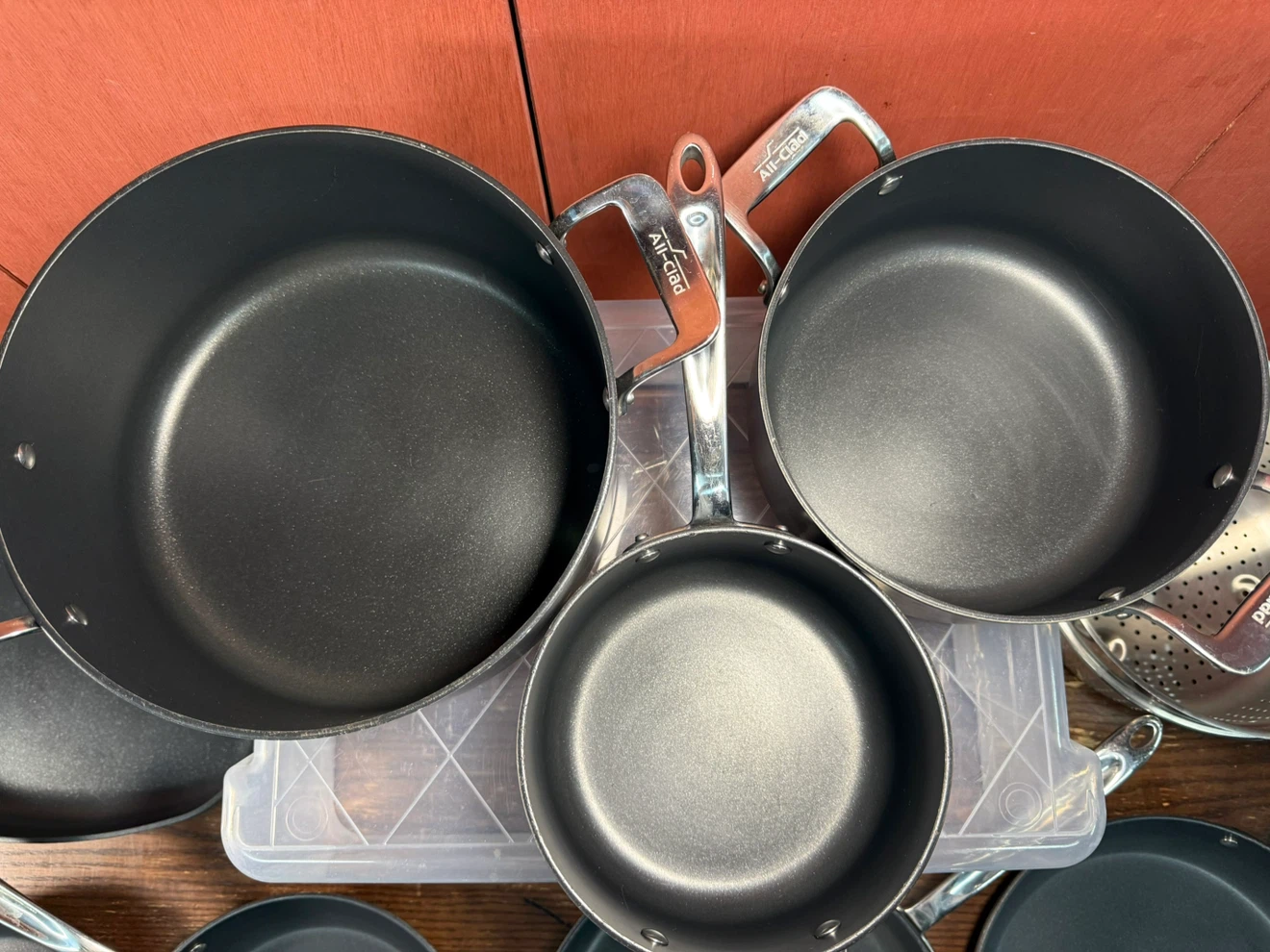 All-Clad Essentials Nonstick Cookware Set, 13-piece - photo 5