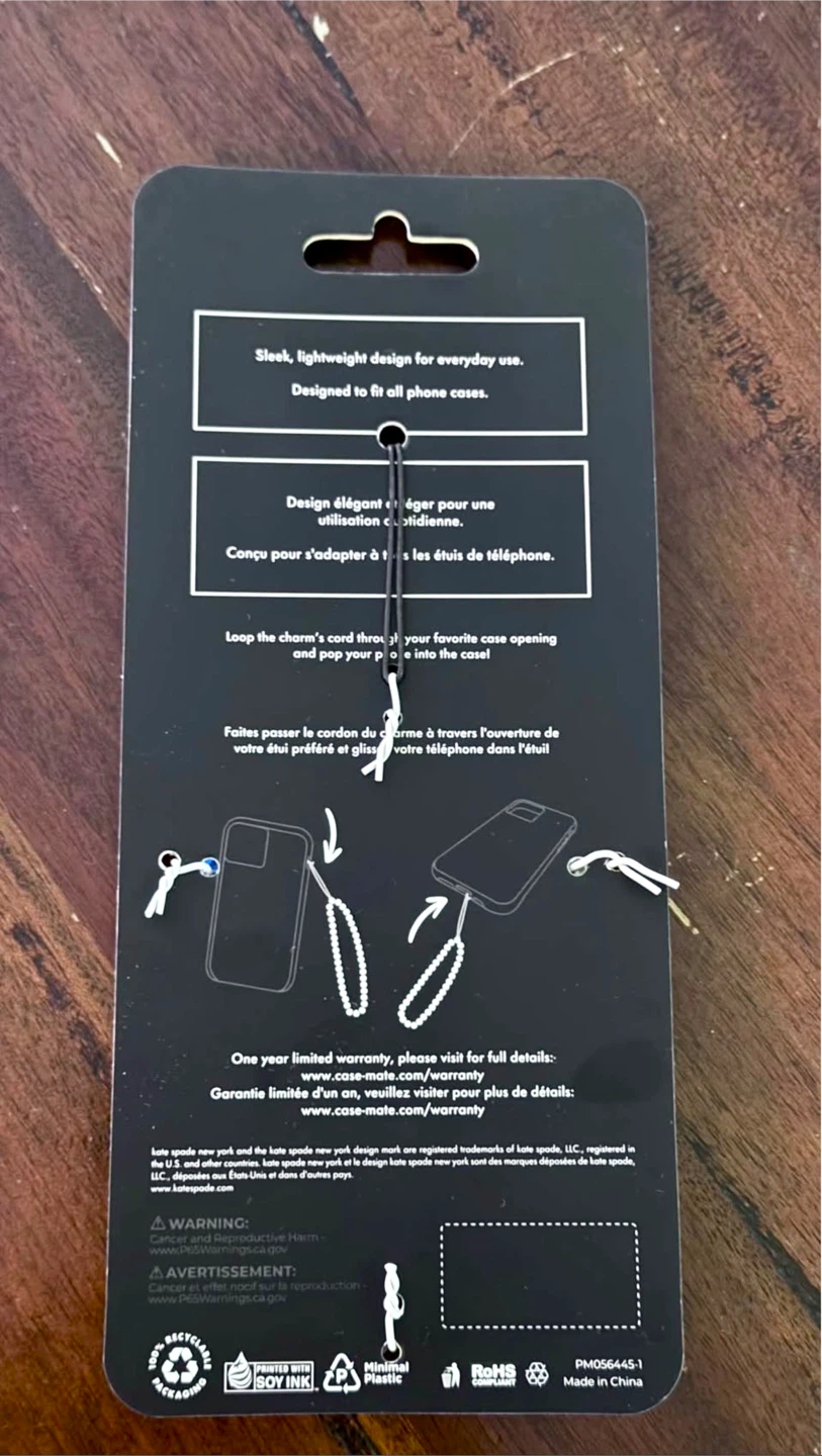 New Kate Spade Phone Charm - Rock Candy - photo 3