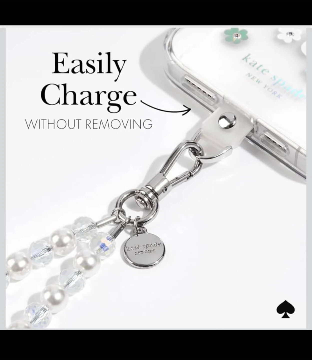 New Kate Spade Phone Charm - Rock Candy - photo 5