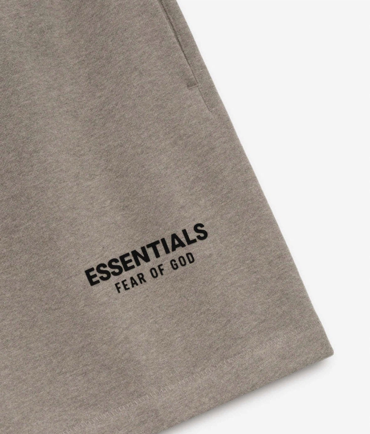ESSENTIALS Fear of God Sweat Shorts dark oatmeal - photo 3
