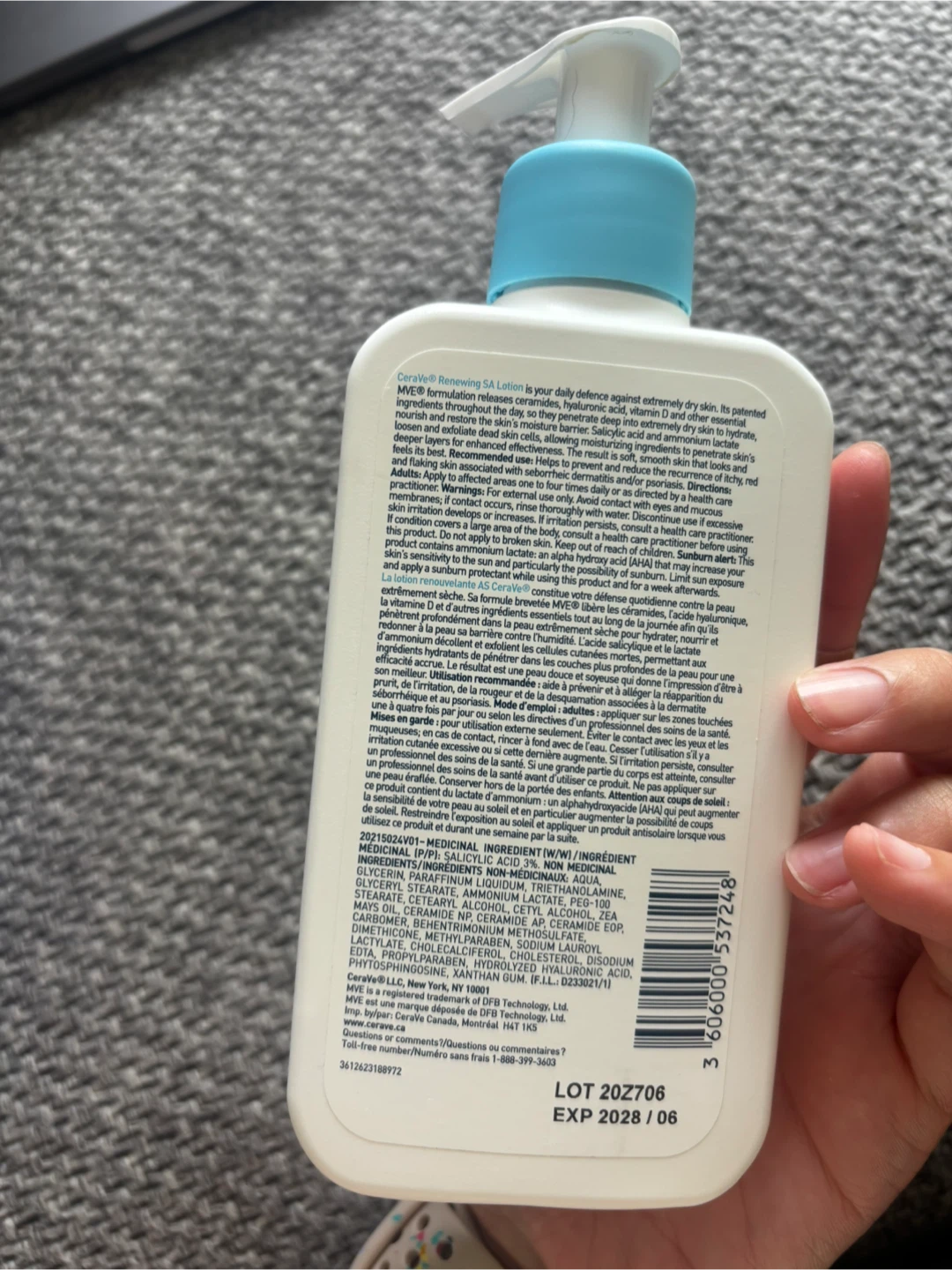 CeraVe Renewing SA Lotion 90% full - photo 2