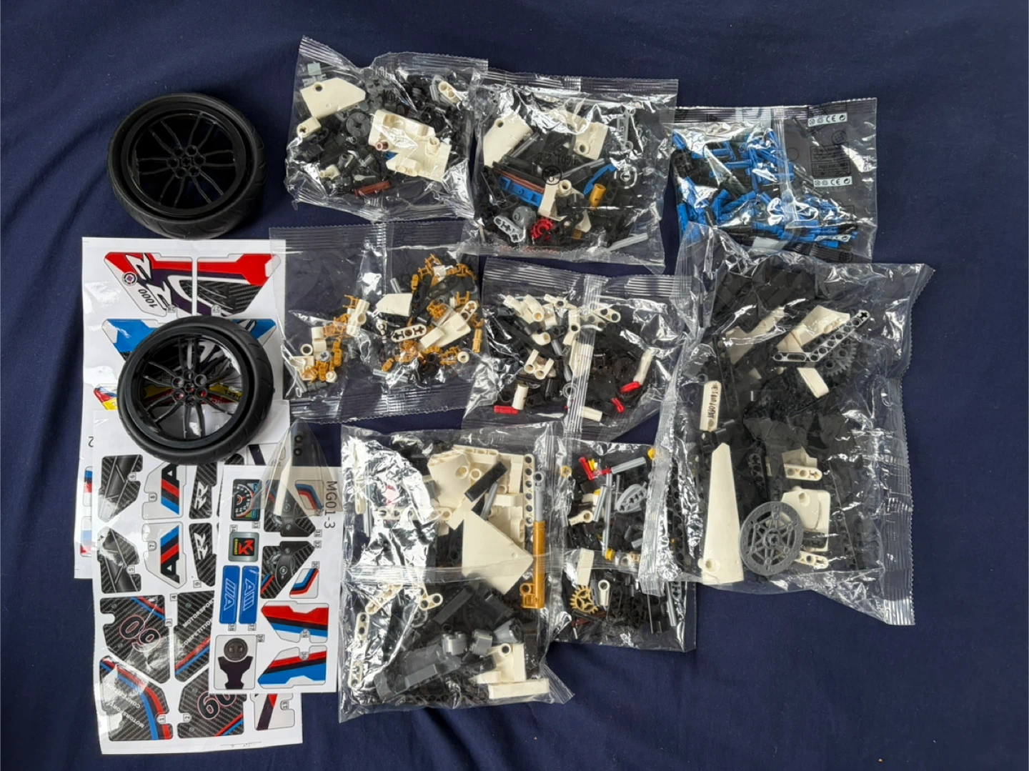 Zhijiqu 1000RR Motorsport 1:8 MG01 block Assembly - photo 2