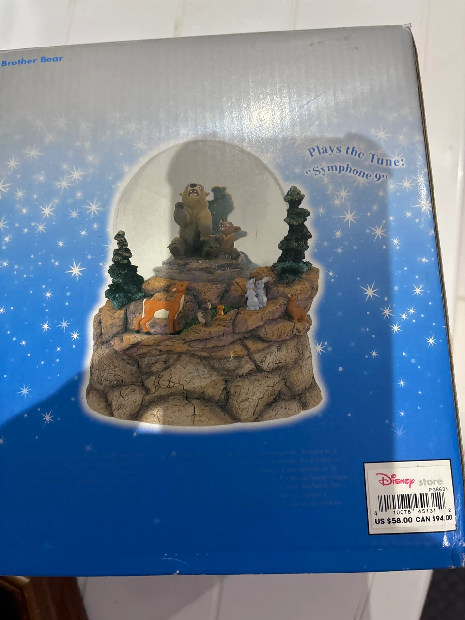 Disney Brother Bear "Symphony 9" Tune Snow Globe - photo 4