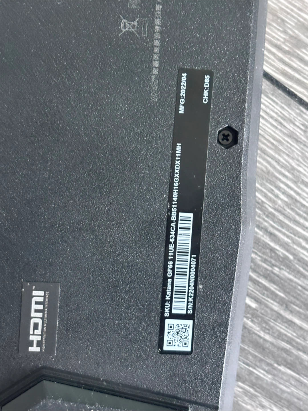 MSI Katana GF66 11UE Gaming Laptop - photo 4
